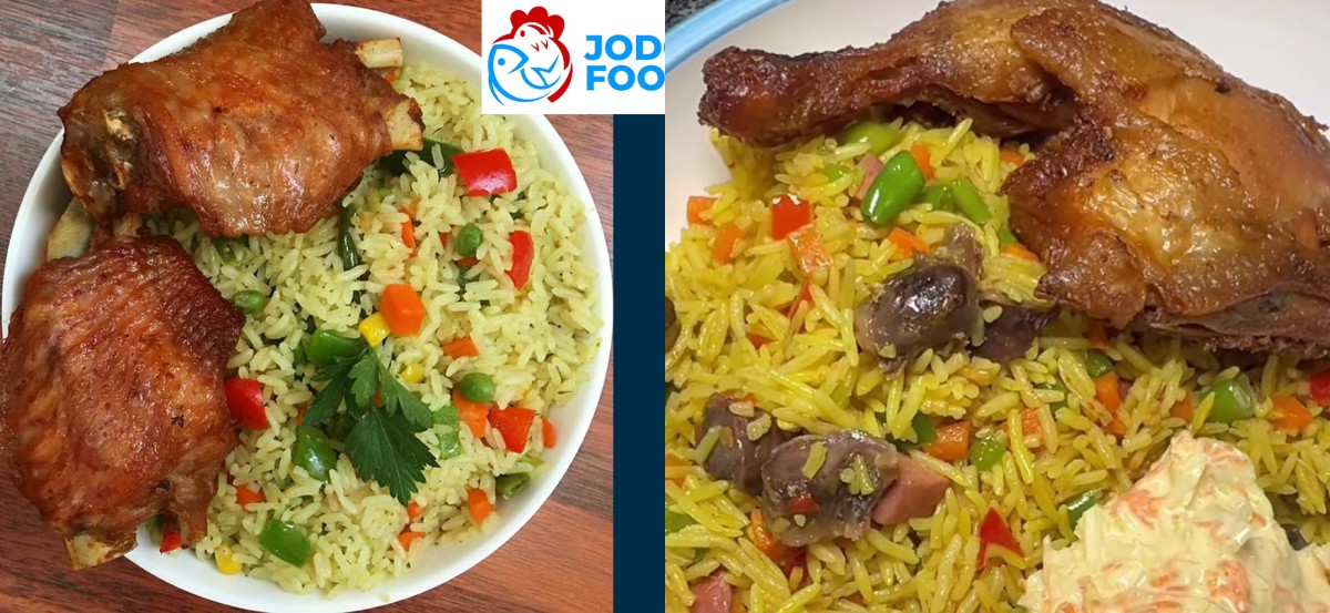 Fried Rice with Chicken: A Ghanaian Favorite