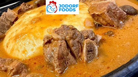 fufu and beef: a ghanaian staple